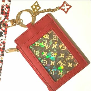 ルイヴィトン(LOUIS VUITTON)の⭐ミニ財布パスケース　⭐LOUIS VUITTONモノグラムトランプ１枚　RD(パスケース/IDカードホルダー)