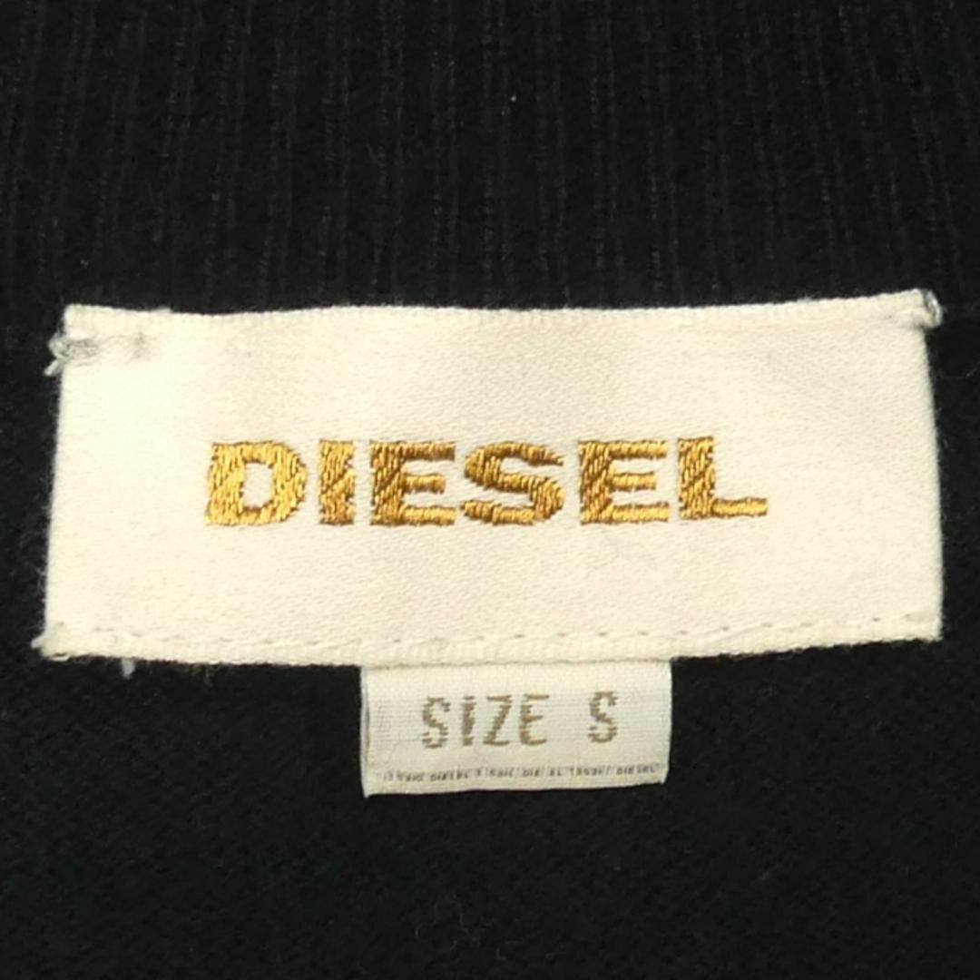 DIESEL(ディーゼル)のDIESEL ディーゼル セーター ニット 古着 メンズ S 黒 TY3022 メンズのトップス(ニット/セーター)の商品写真