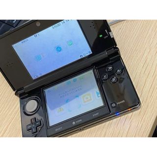 Nintendo 3DS ブラック　動作確認済み　充電器セット(家庭用ゲーム機本体)