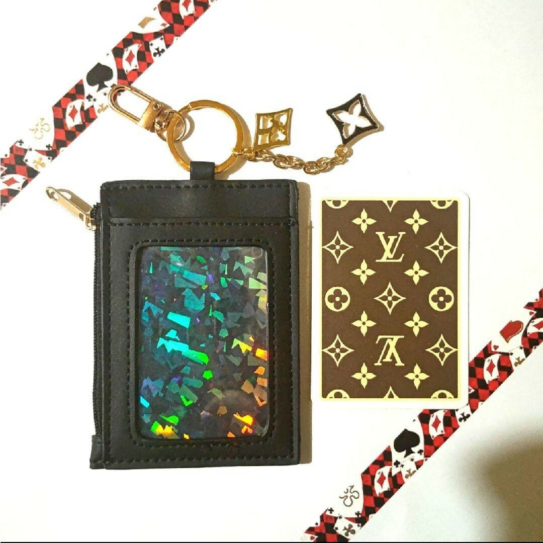 LOUIS VUITTON(ルイヴィトン)の⭐ミニ財布パスケース　⭐LOUIS VUITTONモノグラムトランプ１枚　BD メンズのファッション小物(名刺入れ/定期入れ)の商品写真