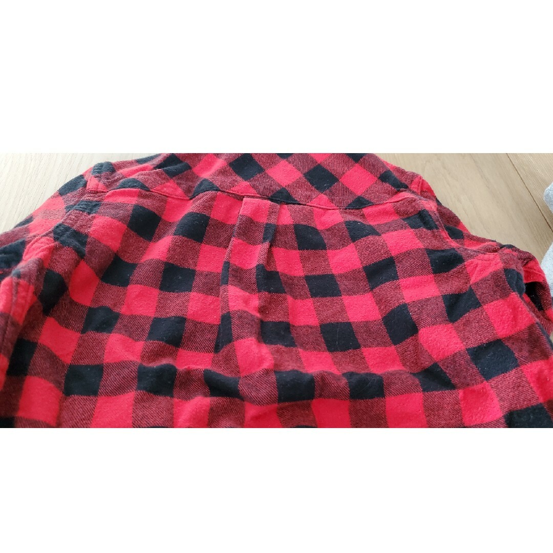 バースデイ(バースデイ)のチェックシャツ　100cm　ジャケット 90cm　バースデイ キッズ/ベビー/マタニティのキッズ服男の子用(90cm~)(ジャケット/上着)の商品写真