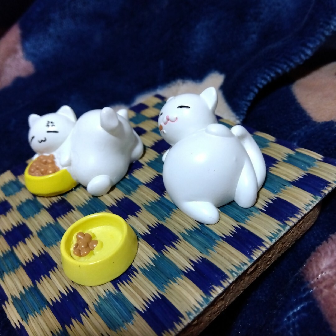 オリジナル　まんぷく猫と畳 ハンドメイドのインテリア/家具(インテリア雑貨)の商品写真