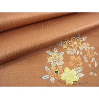 平和屋川間店■六通柄袋帯　螺鈿　ワンポイント　舞桜　金彩　逸品　wb3067(帯)