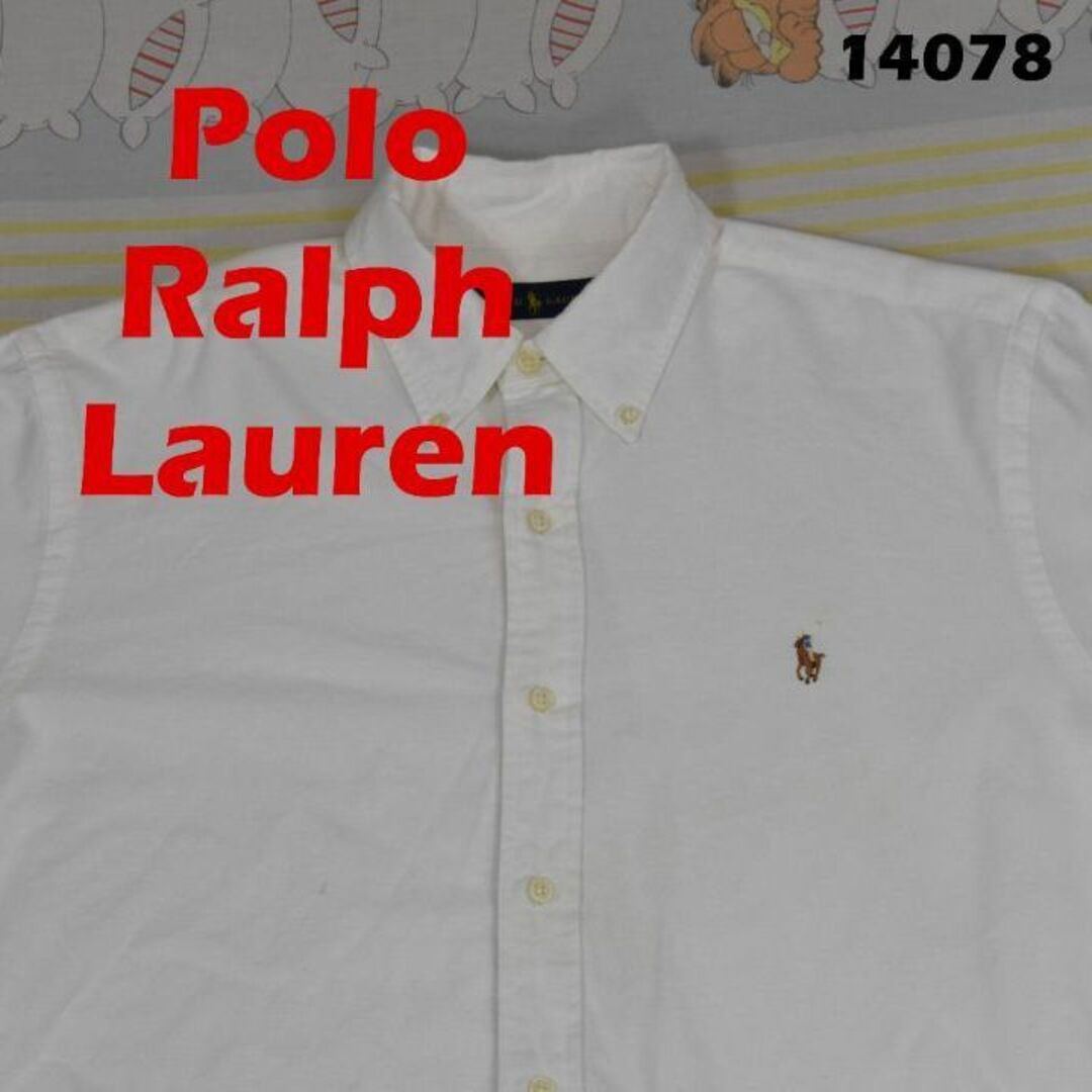 POLO RALPH LAUREN(ポロラルフローレン)のポロ ラルフローレン ボタンダウンシャツ 14078c Ralph Lauren メンズのトップス(Tシャツ/カットソー(七分/長袖))の商品写真