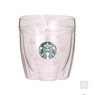 スターバックス(Starbucks)の【未使用】スターバックス　SAKURA2022　耐熱グラスオーロラ　237ml(グラス/カップ)