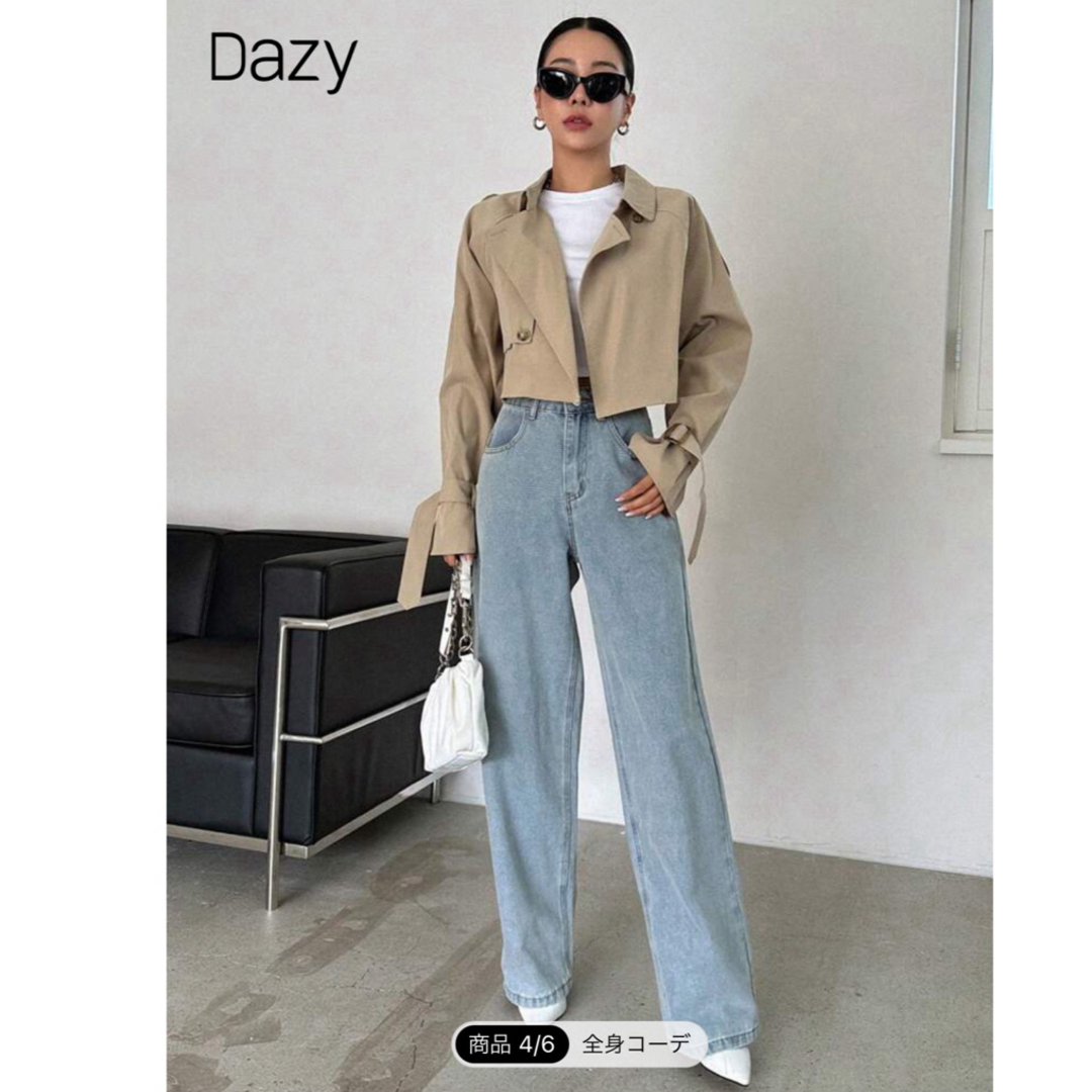 ZARA(ザラ)のショートトレンチコート レディースのジャケット/アウター(トレンチコート)の商品写真