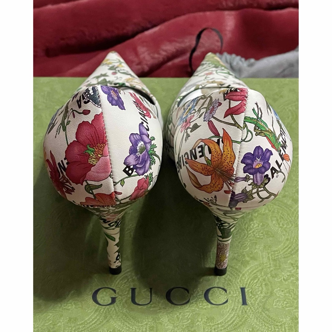 Gucci(グッチ)の新品未使用 グッチ×バレンシアガ コラボ パンプス 24cm レディースの靴/シューズ(ハイヒール/パンプス)の商品写真