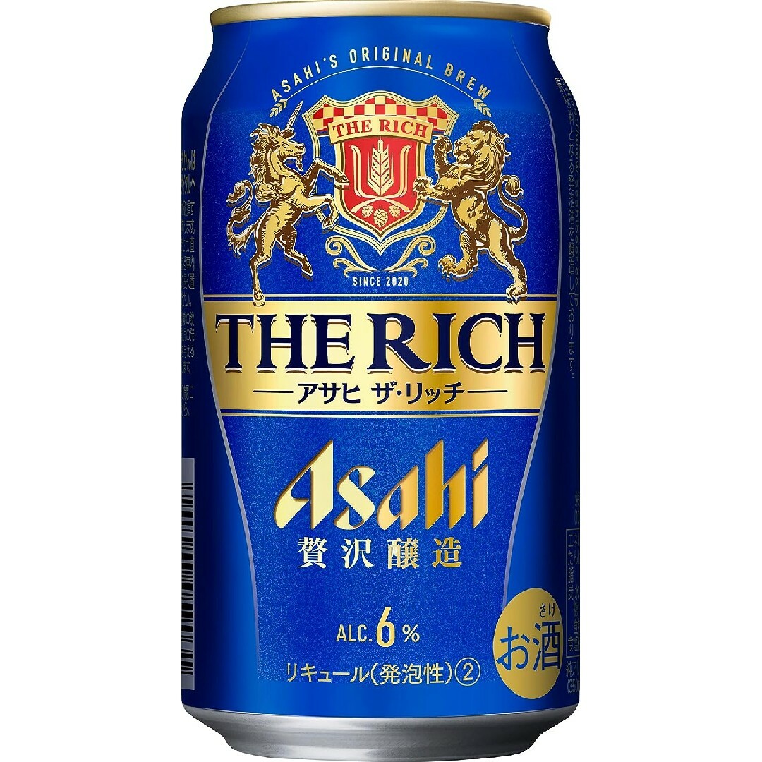 アサヒビール ザ・リッチ ３５０ml × ２４本 食品/飲料/酒の酒(ビール)の商品写真