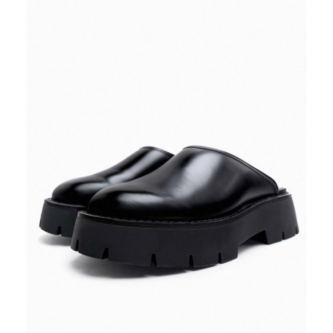 ZARA フラット トラックソール ミュール 36 | フリマアプリ ラクマ
