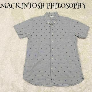 マッキントッシュフィロソフィー(MACKINTOSH PHILOSOPHY)のマッキントッシュフィロソフィー ☆ 花柄 シャツ ブラウス38(シャツ/ブラウス(半袖/袖なし))