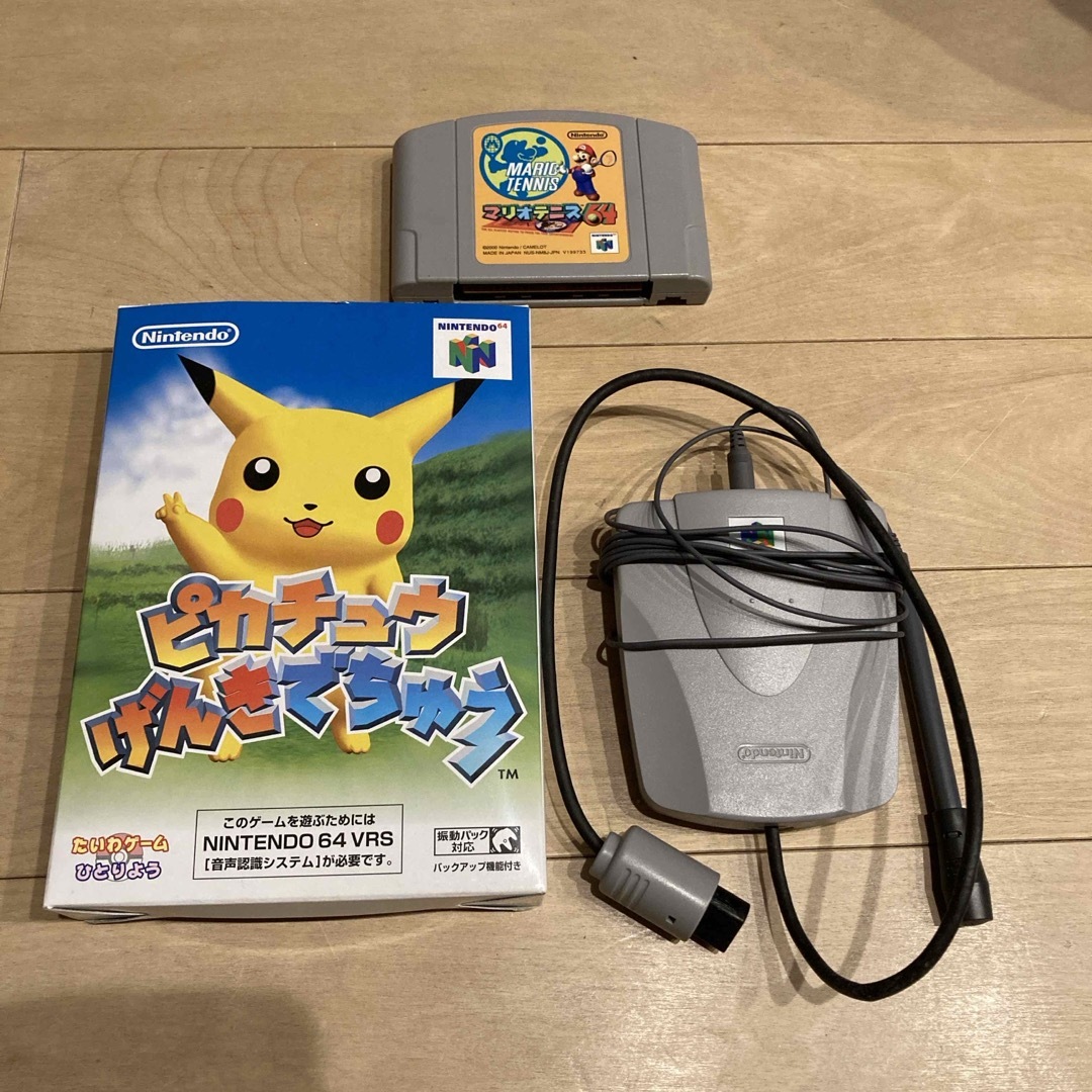 NINTENDO 64(ニンテンドウ64)のNintendo64  ピカチュウげんきでちゅう エンタメ/ホビーのゲームソフト/ゲーム機本体(家庭用ゲームソフト)の商品写真