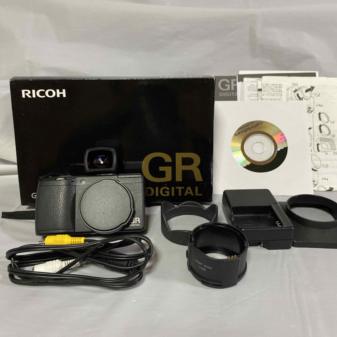 RICOH(リコー)のRICOH  リコーGR  デジタル2【4点セット】 スマホ/家電/カメラのカメラ(その他)の商品写真