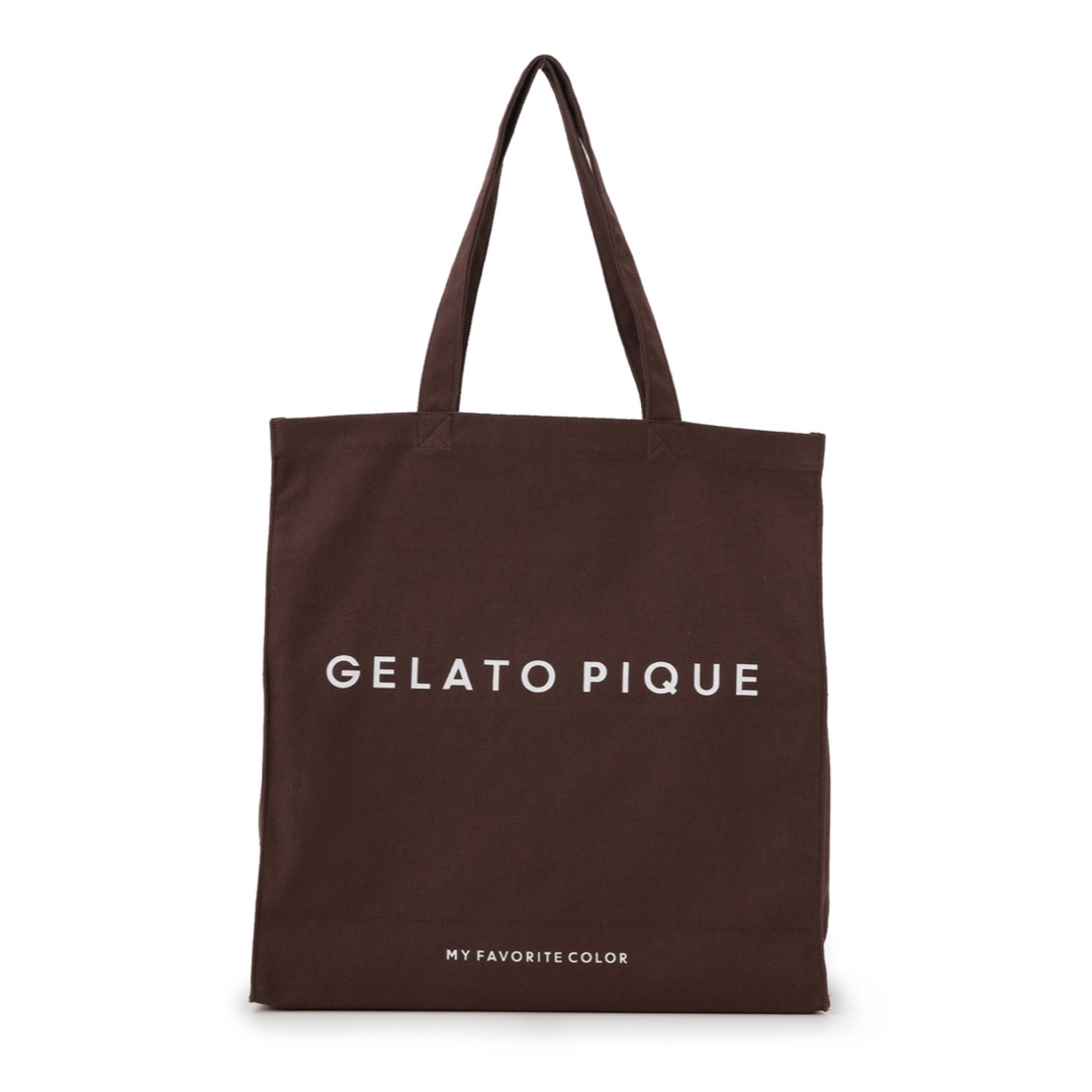 gelato pique(ジェラートピケ)の新品　gelato pique ジェラートピケ ホビートートバッグ　ブラウン レディースのバッグ(トートバッグ)の商品写真