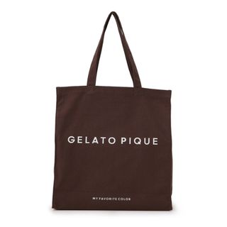 ジェラートピケ(gelato pique)の新品　gelato pique ジェラートピケ ホビートートバッグ　ブラウン(トートバッグ)