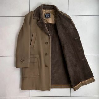 バーバリー(BURBERRY)の【Burberry】ビンテージ ウール ムートン コート(チェスターコート)