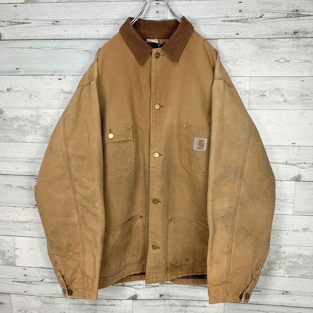 carhartt(カーハート)のカーハート ブランケット裏地 ダック素材 ミシガンチュアコート カバーオール メンズのジャケット/アウター(カバーオール)の商品写真