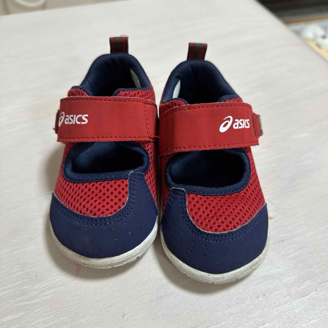 asics✖️ファミリア サマーシューズ 14cm キッズ/ベビー/マタニティのベビー靴/シューズ(~14cm)(サンダル)の商品写真