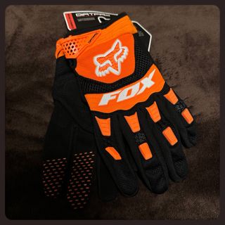 新 オレンジ L FOX RACING フォックス グローブ手袋(装備/装具)