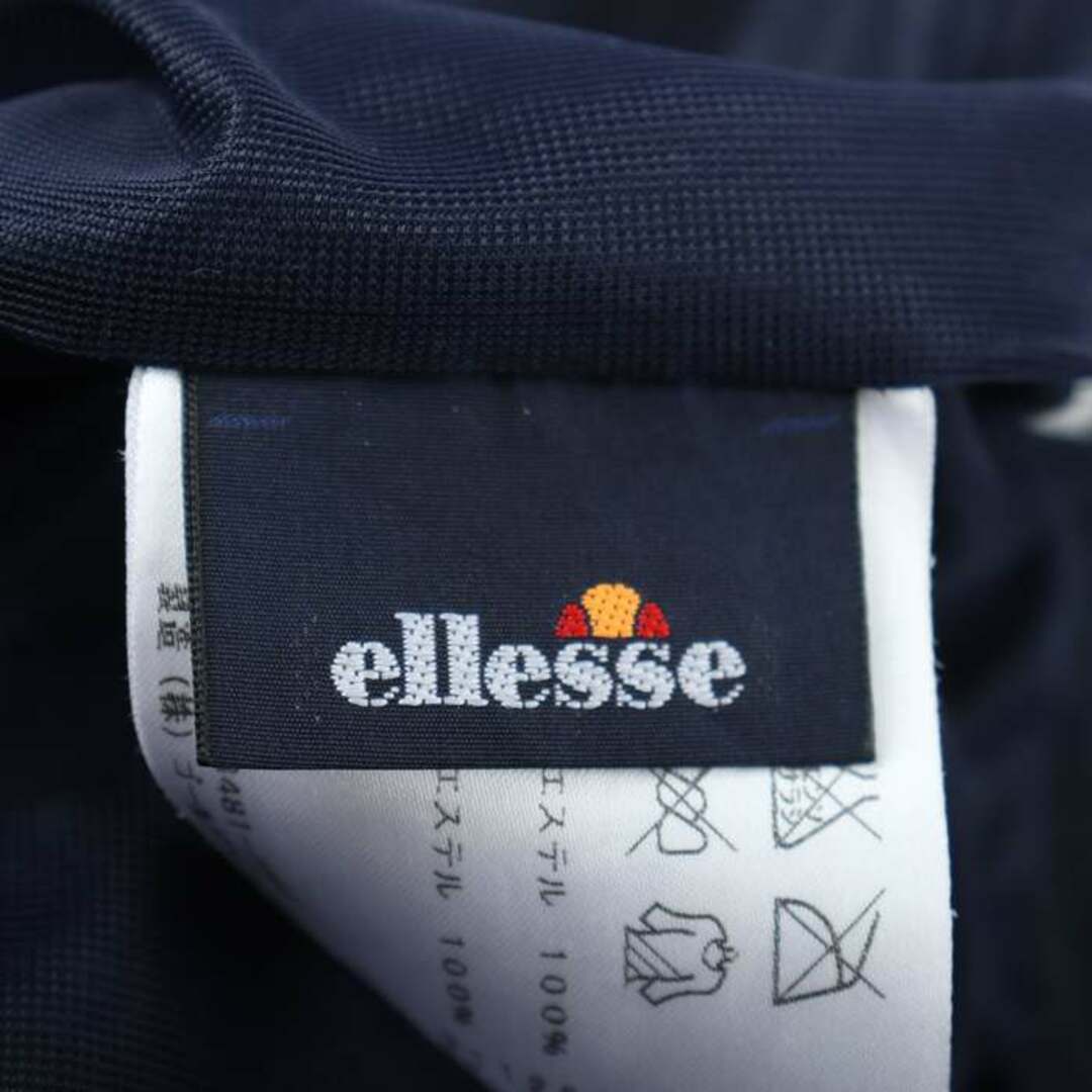 ellesse(エレッセ)のエレッセ ワイドパンツ メッシュ 無地 スポーツウエア レディース Lサイズ ネイビー ellesse レディースのパンツ(その他)の商品写真