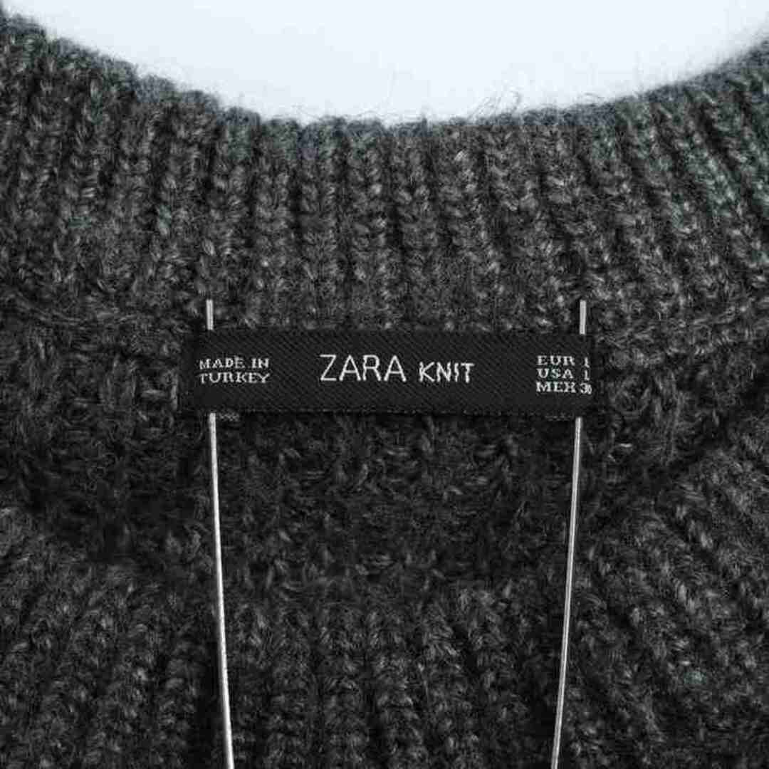 ZARA(ザラ)のザラ ニット セーター トップス シンプル レディース Lサイズ グレー ZARA レディースのトップス(ニット/セーター)の商品写真