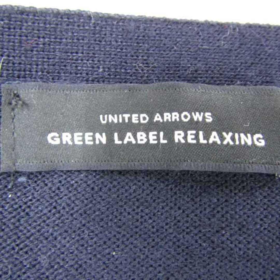 UNITED ARROWS(ユナイテッドアローズ)のユナイテッドアローズ ニット セーター ウール混 トップス レディース ﾌﾘｰサイズ ネイビー UNITED ARROWS レディースのトップス(ニット/セーター)の商品写真