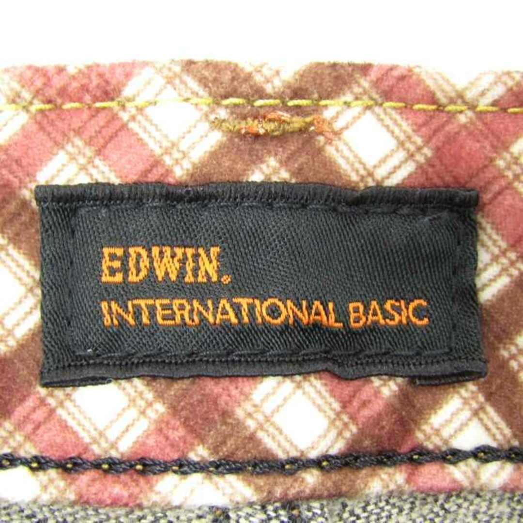 EDWIN(エドウィン)のエドウィン デニムパンツ ジーンズ フレア インターナショナルベーシック レディース 31サイズ ネイビー EDWIN レディースのパンツ(デニム/ジーンズ)の商品写真