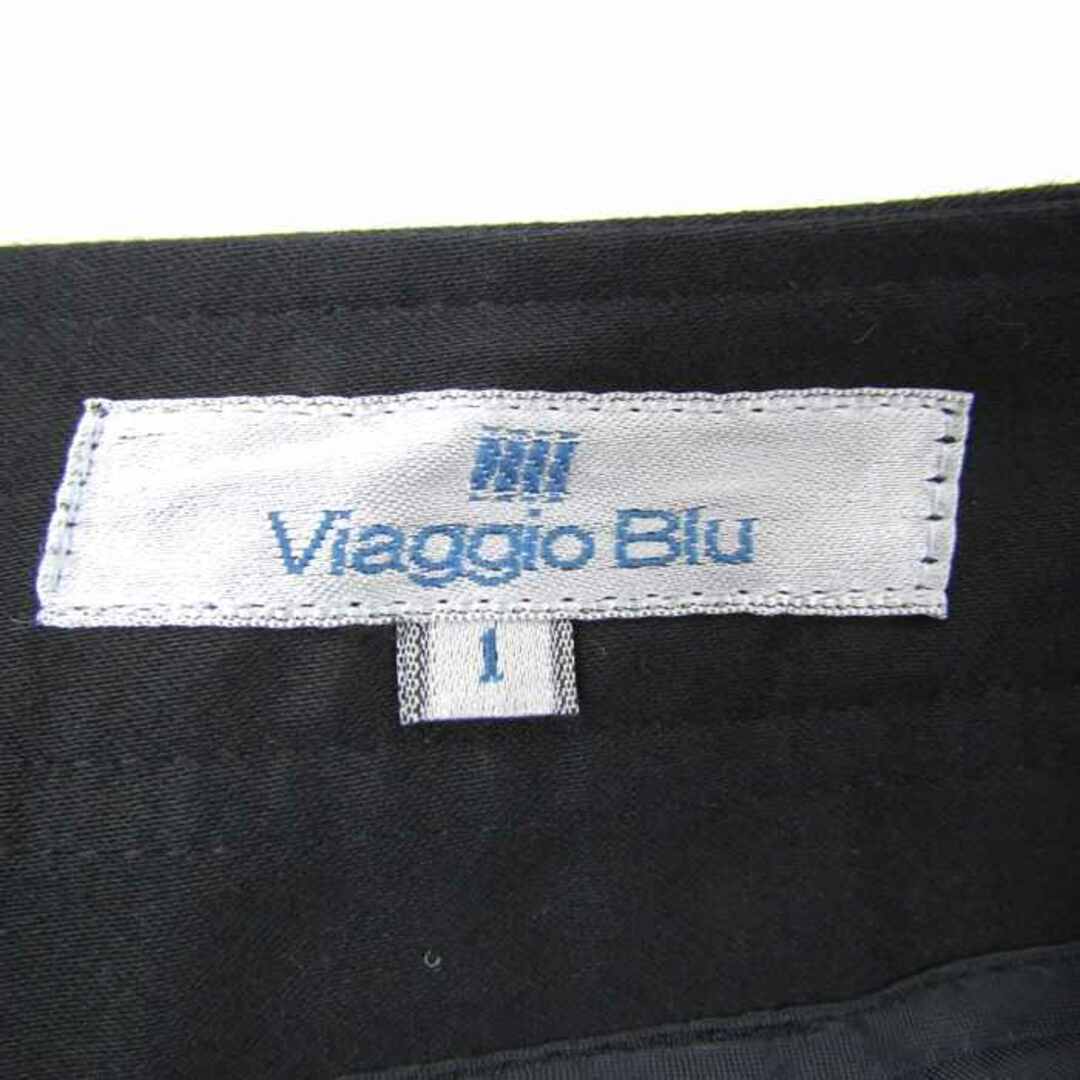 VIAGGIO BLU(ビアッジョブルー)のビアッジョブルー パンツ テーパード スーツ 入学式 卒園式 レディース 1サイズ ブラック グレー Viaggio Blu レディースのパンツ(その他)の商品写真