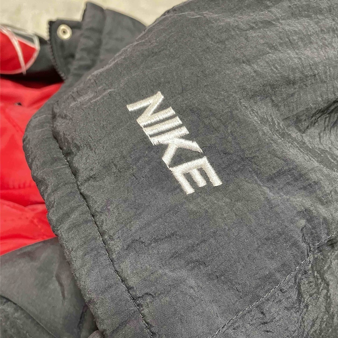 NIKE(ナイキ)の90s NIKE VINTAGE HOODED SPORT JACKET RED メンズのジャケット/アウター(ナイロンジャケット)の商品写真