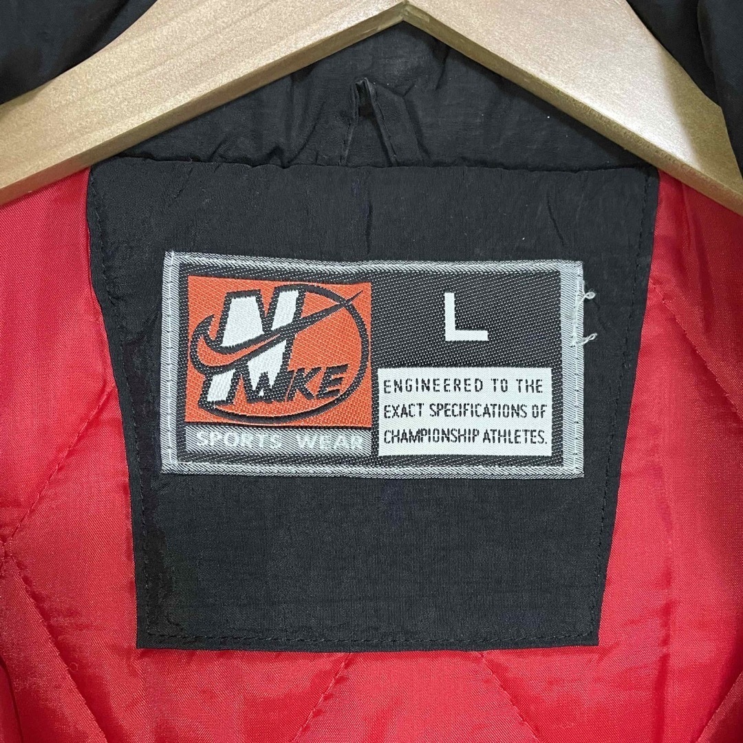 NIKE(ナイキ)の90s NIKE VINTAGE HOODED SPORT JACKET RED メンズのジャケット/アウター(ナイロンジャケット)の商品写真