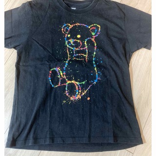 グラニフ(Design Tshirts Store graniph)のグラニフ　Tシャツ　Mサイズ　コントロールベアー　黒　ブラック(Tシャツ/カットソー(半袖/袖なし))