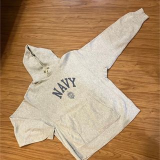 チャンピオン(Champion)のChampion reverse weave NAVY 染み込み 80s(パーカー)