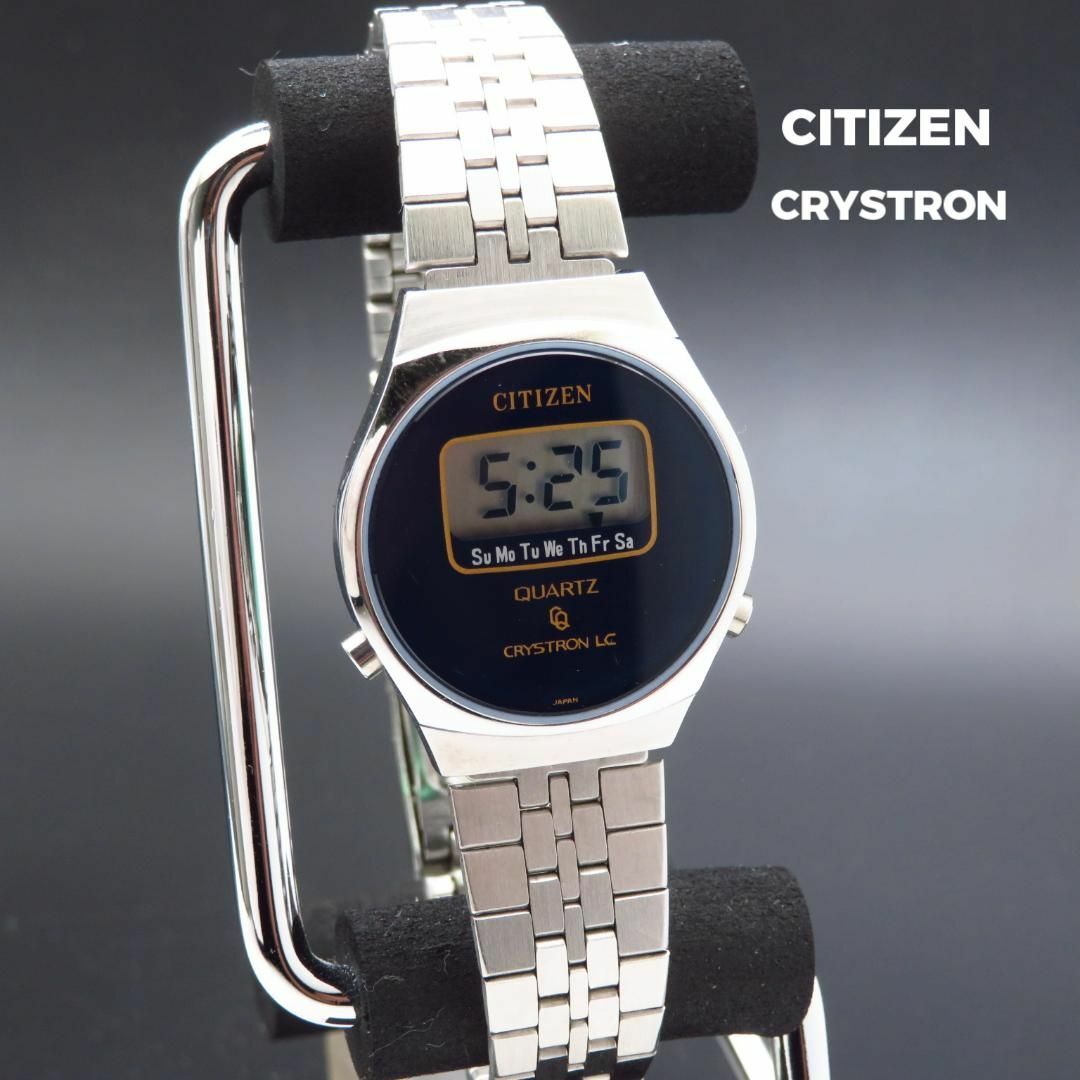 CITIZEN(シチズン)のCITIZEN CRYSTRON LC デジタル腕時計 ビンテージ  レディースのファッション小物(腕時計)の商品写真