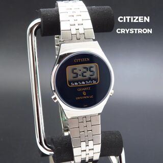 CITIZEN - CITIZEN CRYSTRON LC デジタル腕時計 ビンテージ 