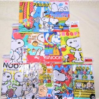 スヌーピー(SNOOPY)のスヌーピー　ピーナッツ　ミニタオル12枚組**C**ハンカチ(その他)