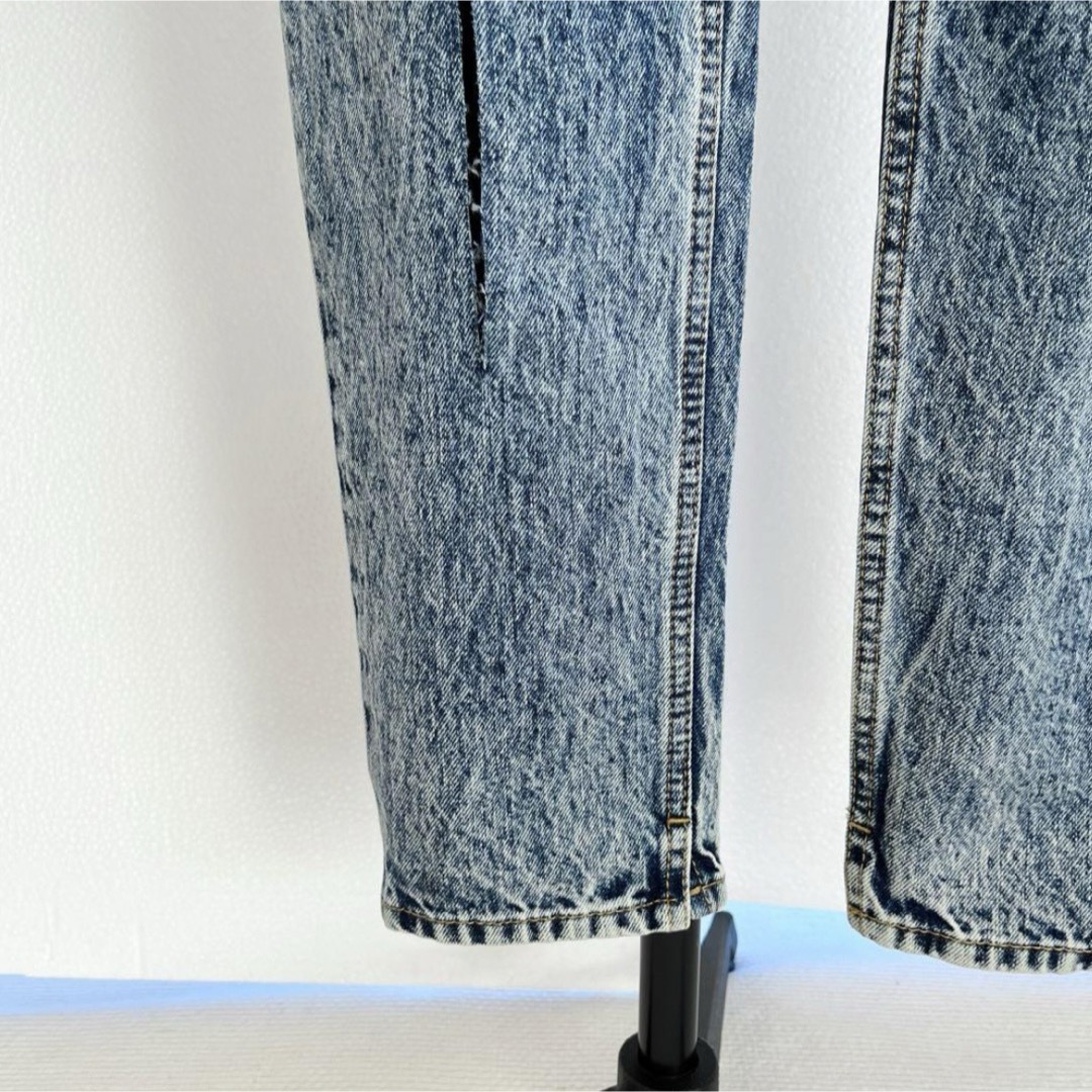 Maison Martin Margiela(マルタンマルジェラ)のMaison Margiela マルジェラ　ベルト付きデザインデニム　ジーンズS レディースのパンツ(デニム/ジーンズ)の商品写真