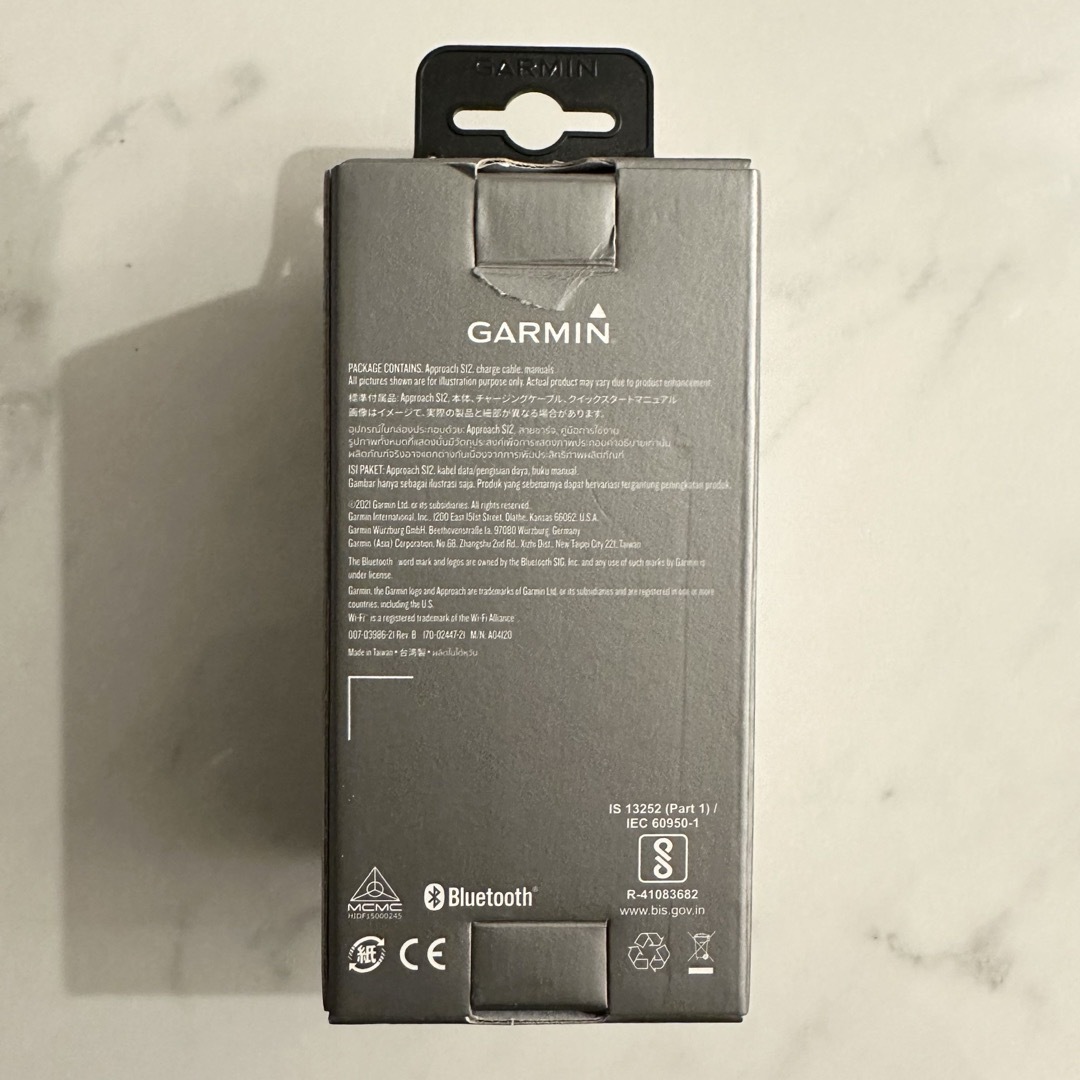 GARMIN(ガーミン)の【美品】GARMIN(ガーミン) ゴルフナビ GPS Approach S12 スポーツ/アウトドアのゴルフ(その他)の商品写真