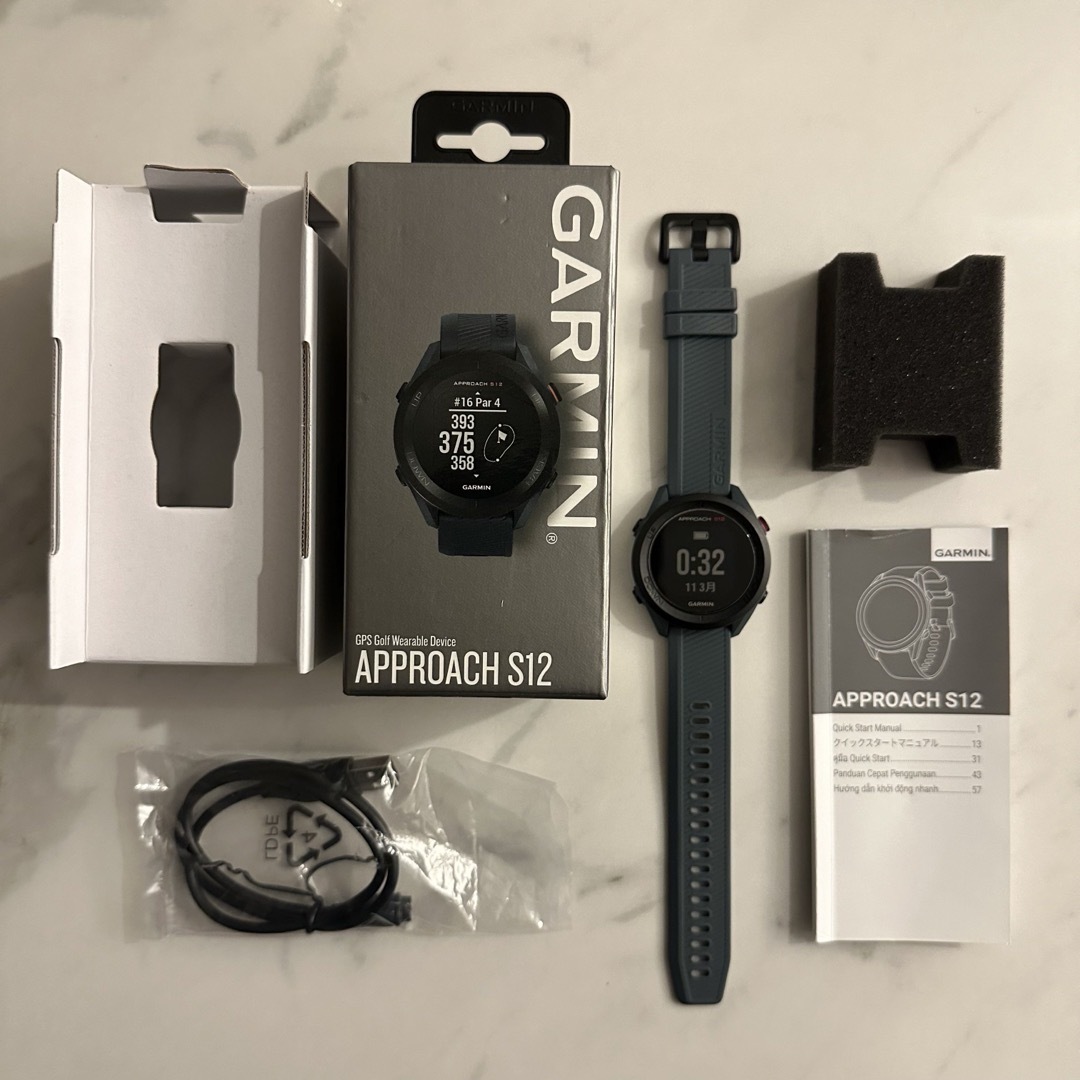 GARMIN(ガーミン)の【美品】GARMIN(ガーミン) ゴルフナビ GPS Approach S12 スポーツ/アウトドアのゴルフ(その他)の商品写真