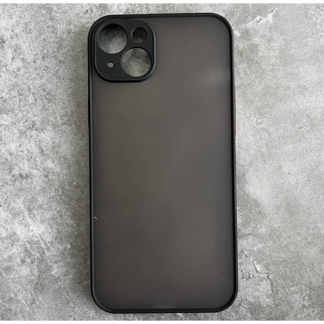 ＊ iphone15　ケース　ブラック　カバー　マット　ワイヤレス充電対応　 スマホ/家電/カメラのスマホアクセサリー(iPhoneケース)の商品写真