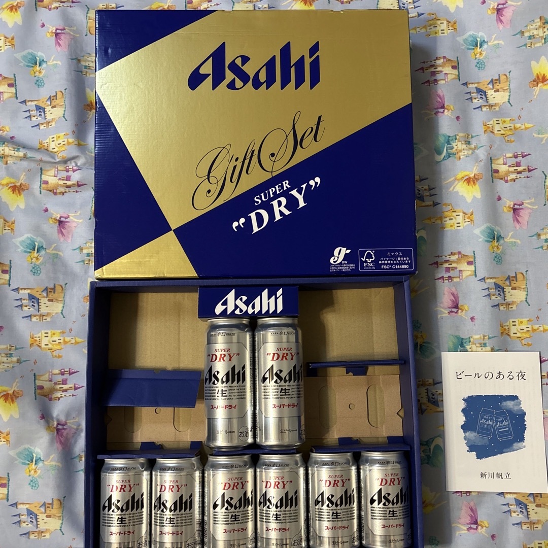 アサヒ(アサヒ)の訳あり　新品　アサヒスーパードライ　ビール　500ml×2缶 350ml×6缶 食品/飲料/酒の酒(ビール)の商品写真