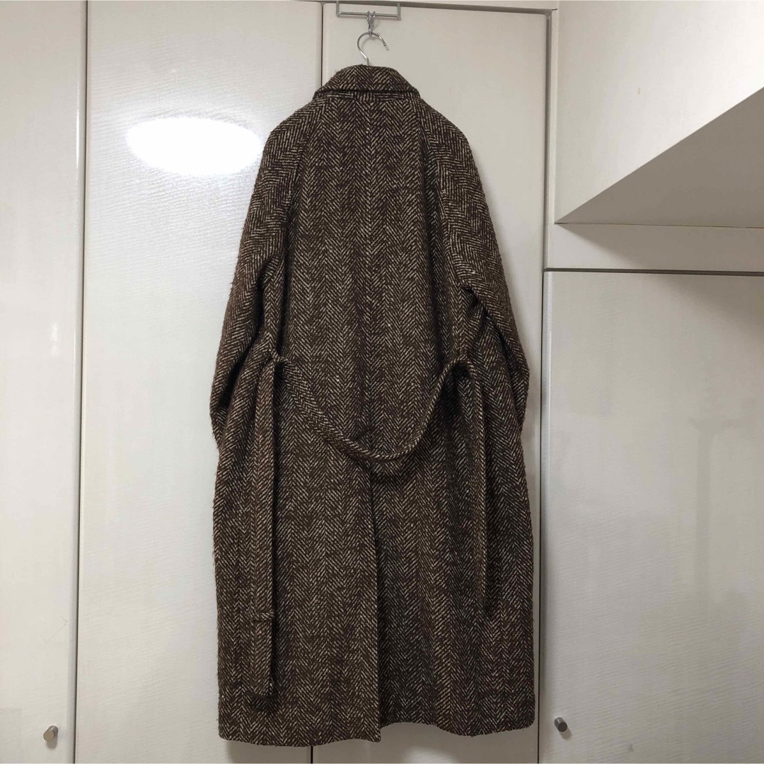 AURALEE - AURALEE WOOL ALPACA TWEED COLLAR COATの通販 by