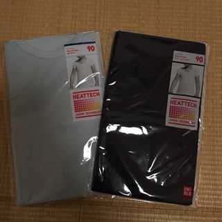 ユニクロ(UNIQLO)の【新品】UNIQLO半袖ヒートテック90cm(下着)