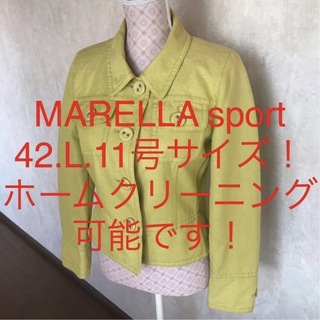 ★MARELLA Sport/マレーラ★大きいサイズ！長袖ジャケットコート42