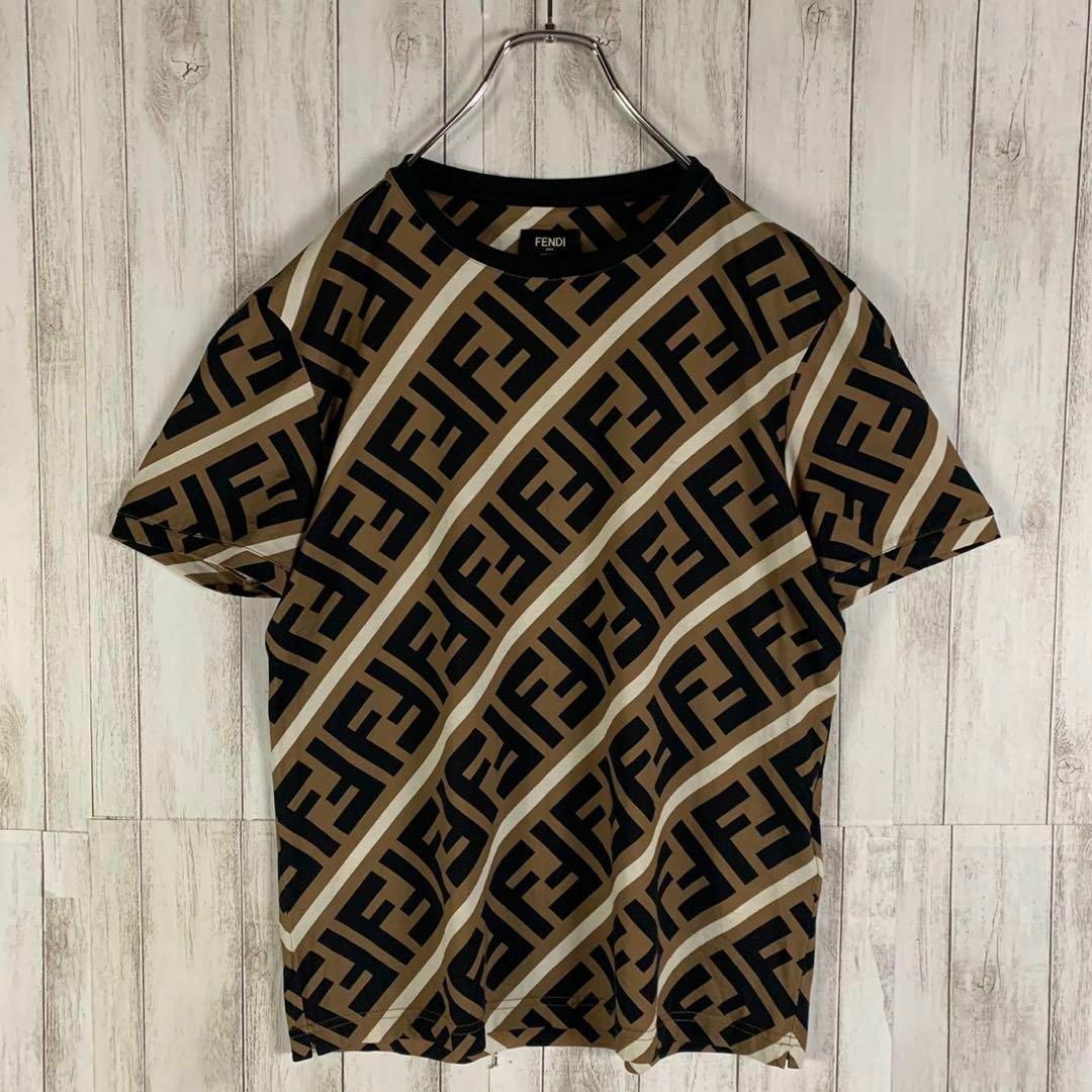 FENDI(フェンディ)の【現行・即完売モデル】FENDI フェンディ ズッカ 希少 入手困難 Tシャツ メンズのトップス(Tシャツ/カットソー(半袖/袖なし))の商品写真