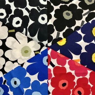 マリメッコ(marimekko)のマリメッコ　カットクロス　ミニウニッコ６色　30×32　C　marimekko(生地/糸)