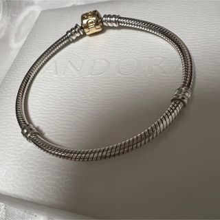 パンドラ(PANDORA)の美品　パンドラ　ブレスレット14K Gold Clasp(ブレスレット/バングル)