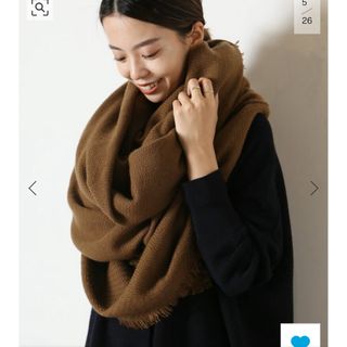  【ALONPI CASHMERE/アロンピ カシミア】カシミア ストール  