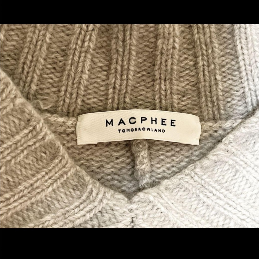 MACPHEE(マカフィー)のマカフィー トゥモローランド カシミア混ニット vネック レディースのトップス(ニット/セーター)の商品写真