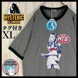 ヒステリックグラマー(HYSTERIC GLAMOUR)の【新品・タグ付き】ヒステリックグラマー XL 希少カラー 即完売 リンガーシャツ(Tシャツ/カットソー(半袖/袖なし))