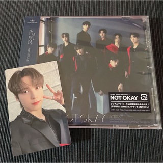 ATEEZ NOT  OKAY フラッシュプライス盤　CD トレカ　ユノ(K-POP/アジア)