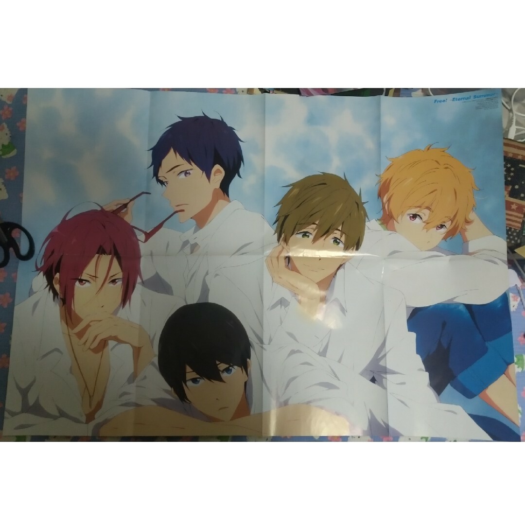 free! ハイスピード 切り抜き ピンナップポスター イナズマイレブン エンタメ/ホビーの雑誌(アニメ)の商品写真